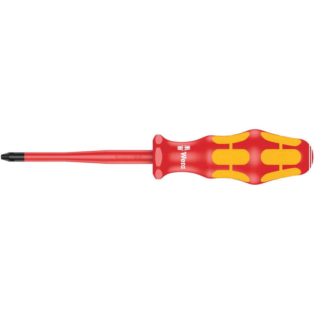 Wera Kraftform Plus 162IS VDE Insulated Slimline Phillips Screwdriver PH2 100mm