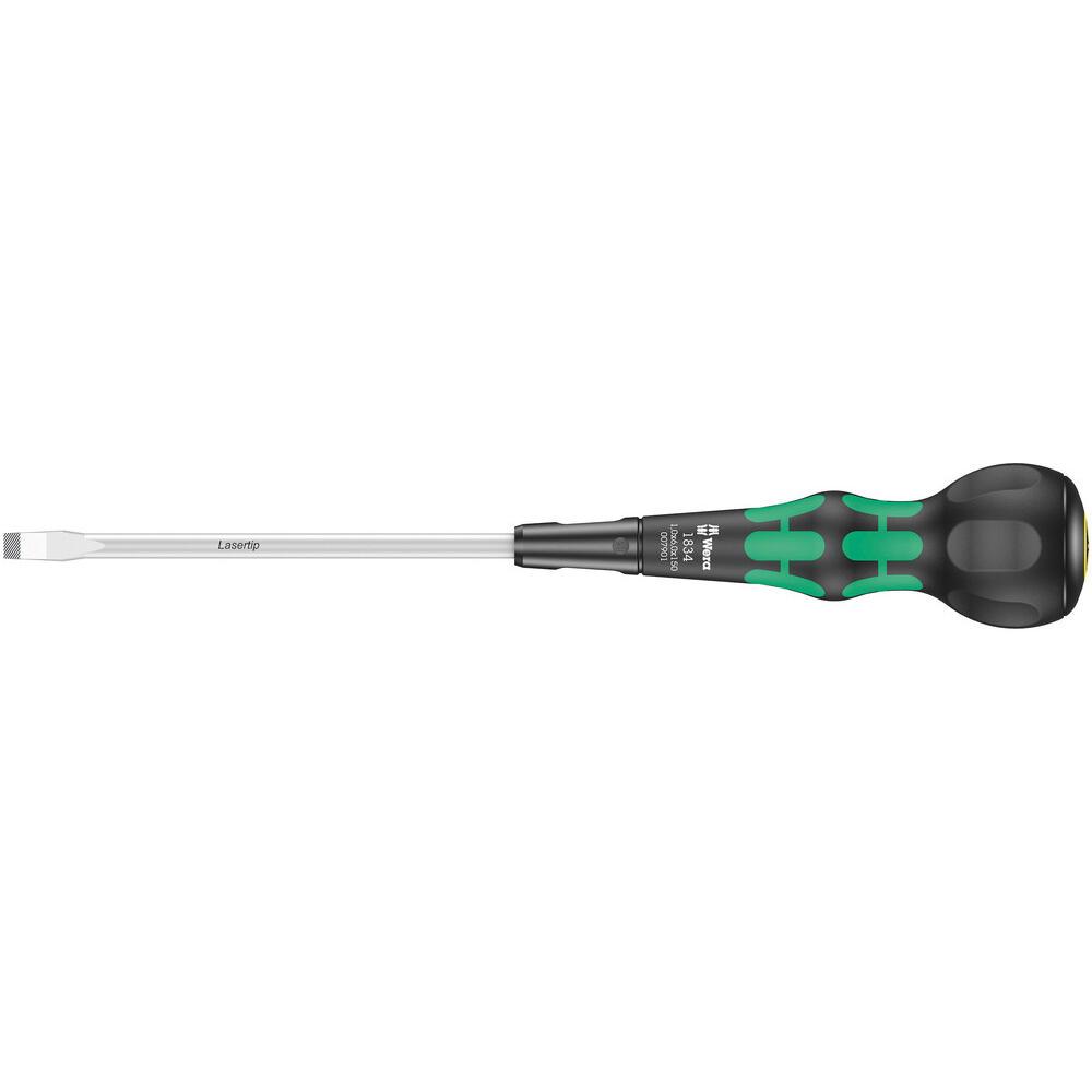 Wera 1834 Kraftform Ball Grip Slotted Screwdriver 6mm 150mm