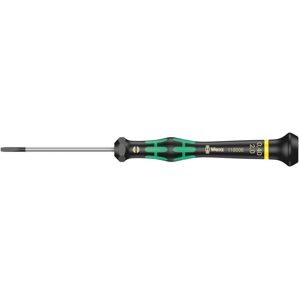 Wera Kraftform 2035 Micro Parallel Slotted Screwdriver 2mm 60mm