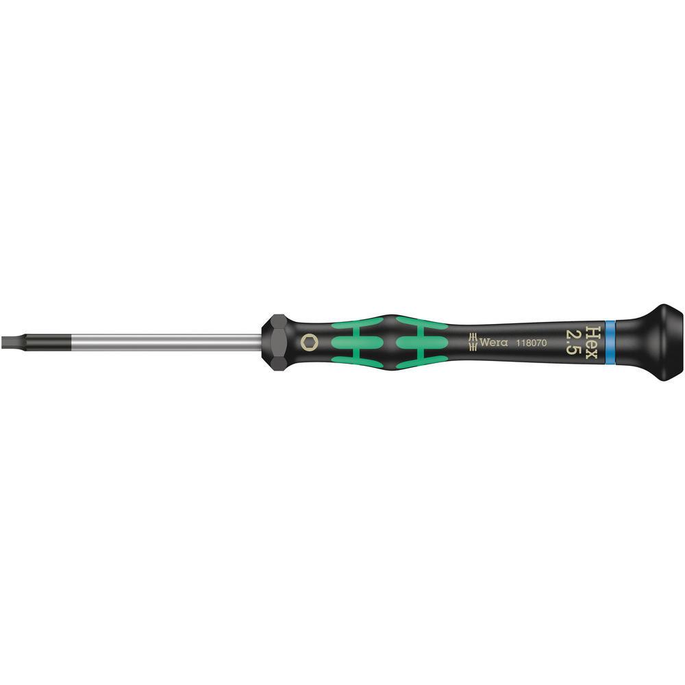Wera Kraftform 2054 Micro Hexagon Screwdriver 2.5mm 60mm