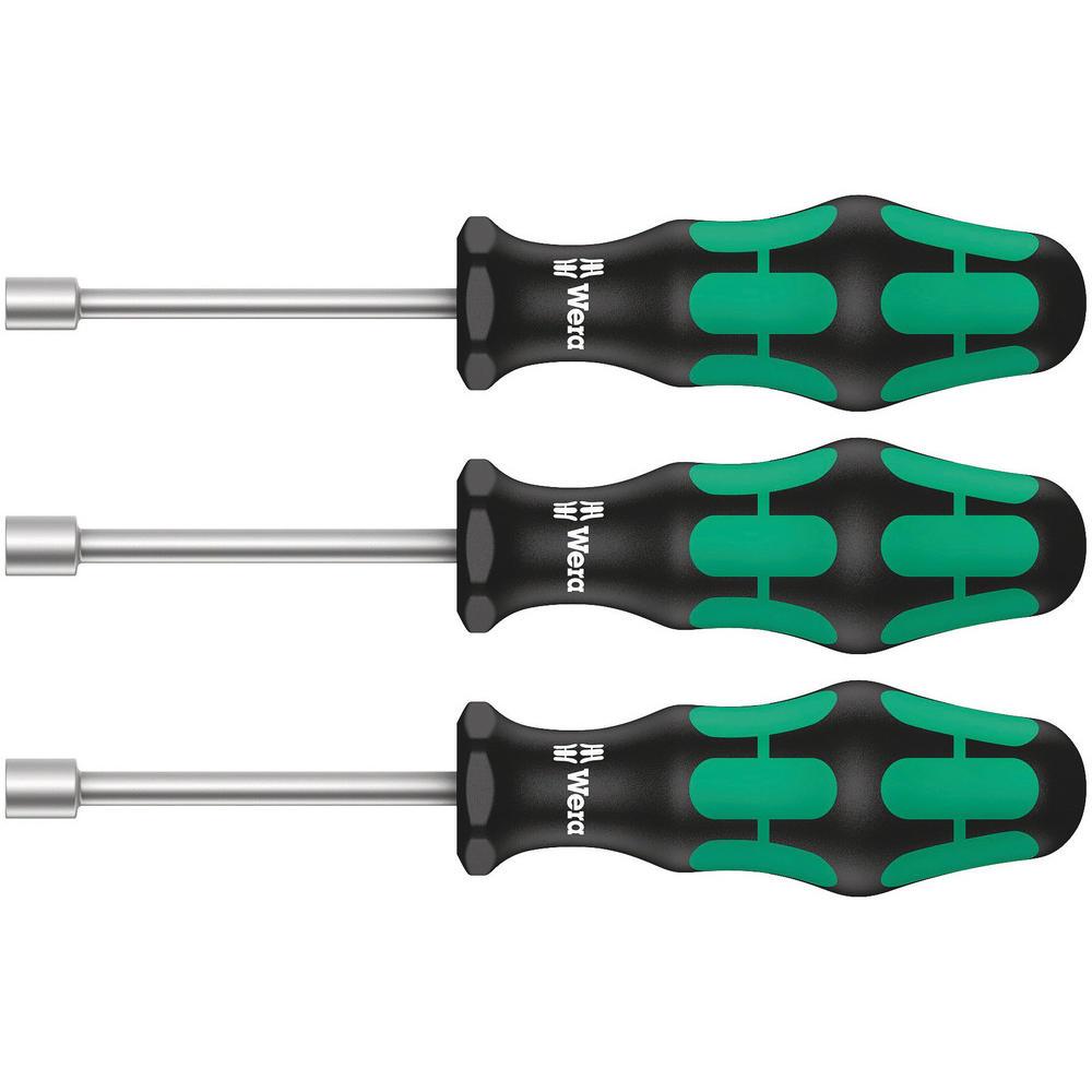Wera 3 Piece 395 H0/3 Toilet Seat Nutspinner Set