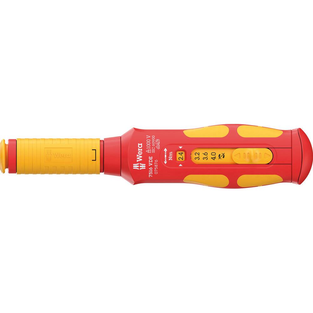 Wera 7516 Kraftform VDE Insulated Safe Torque Speed Torque Screwdriver 2.4Nm - 4.0Nm