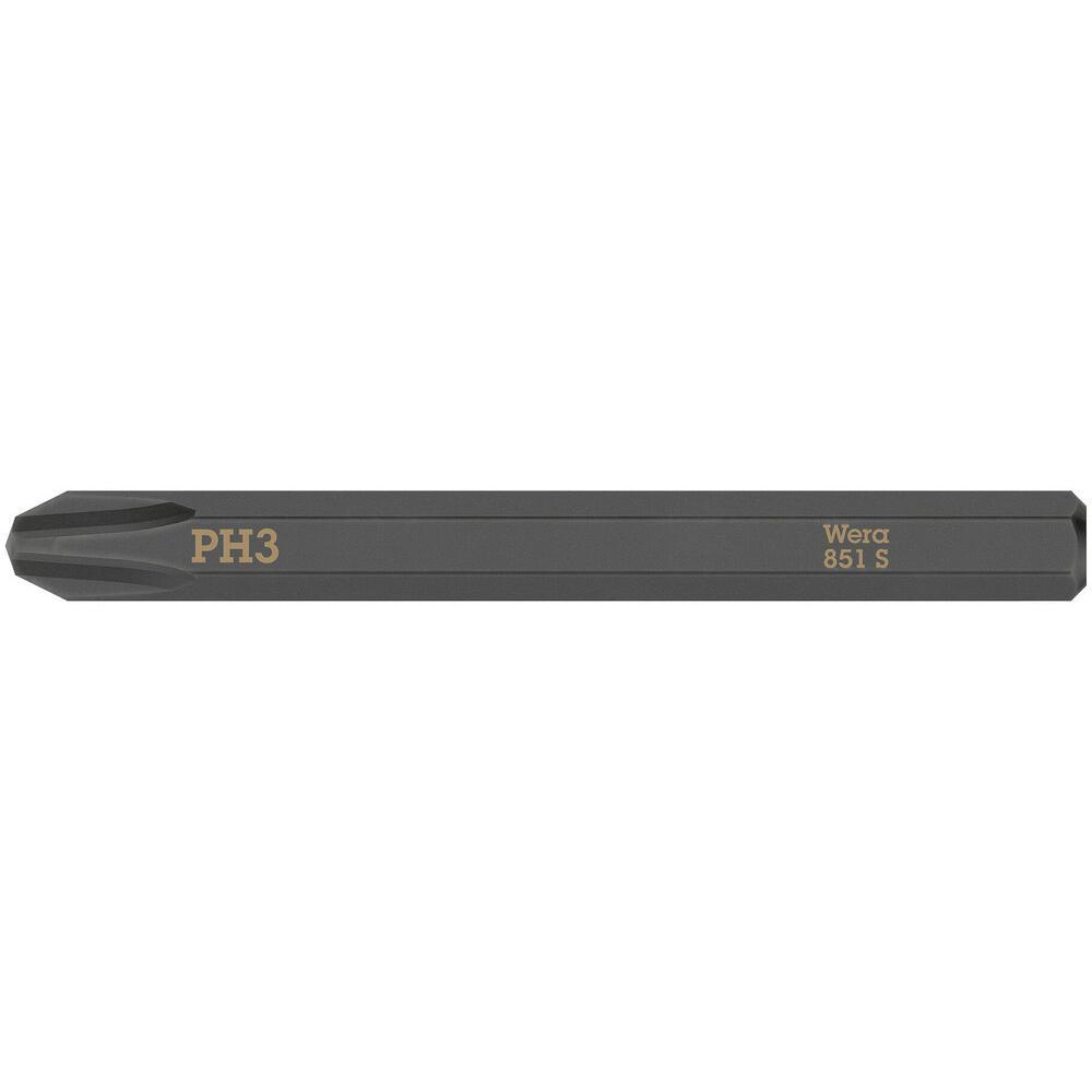 Wera 851 S Phillips Screwdriver Bit for Hand Impact Drivers