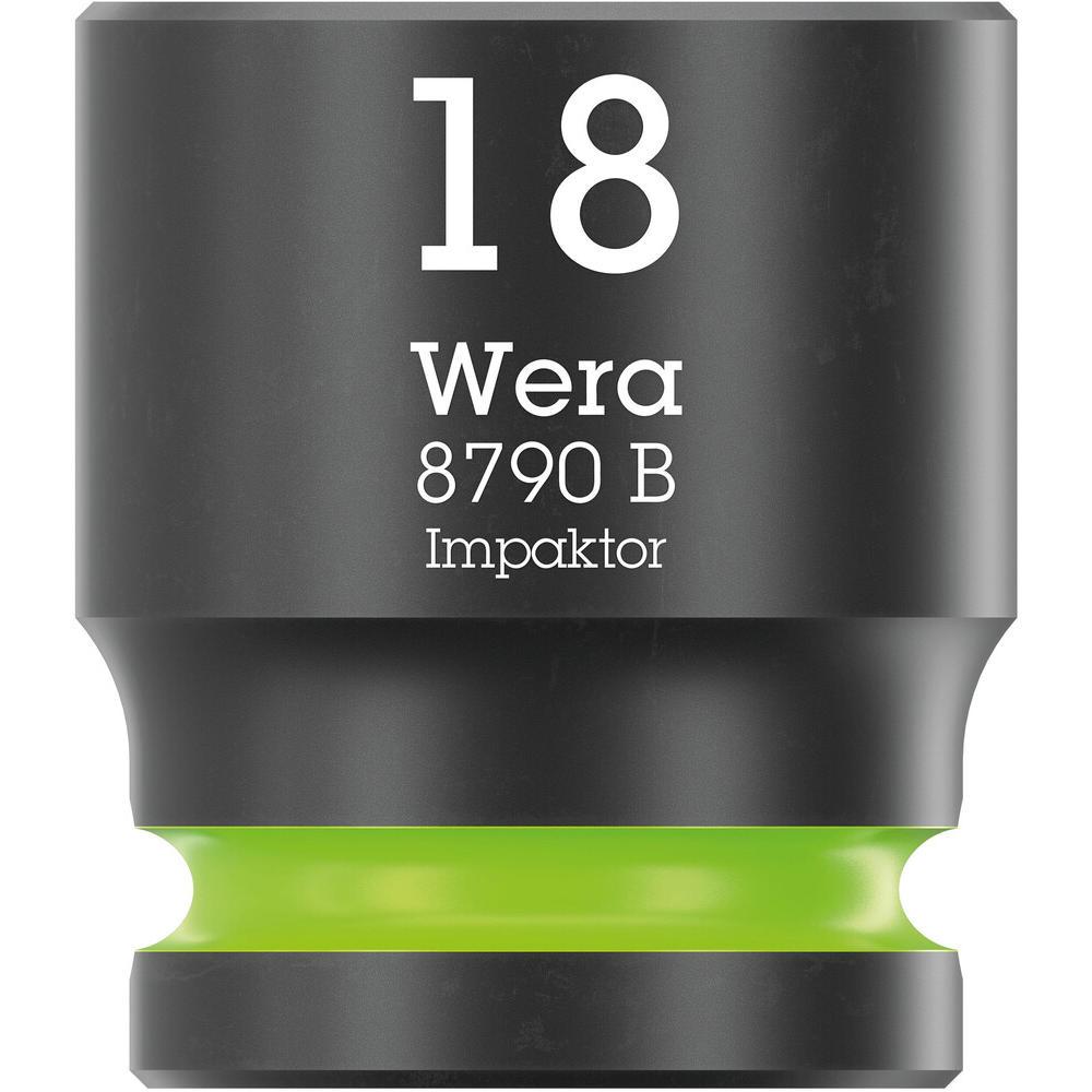 Wera Zyklop B Impaktor 3/8" Drive Hexagon Impact Socket 3/8" 18mm