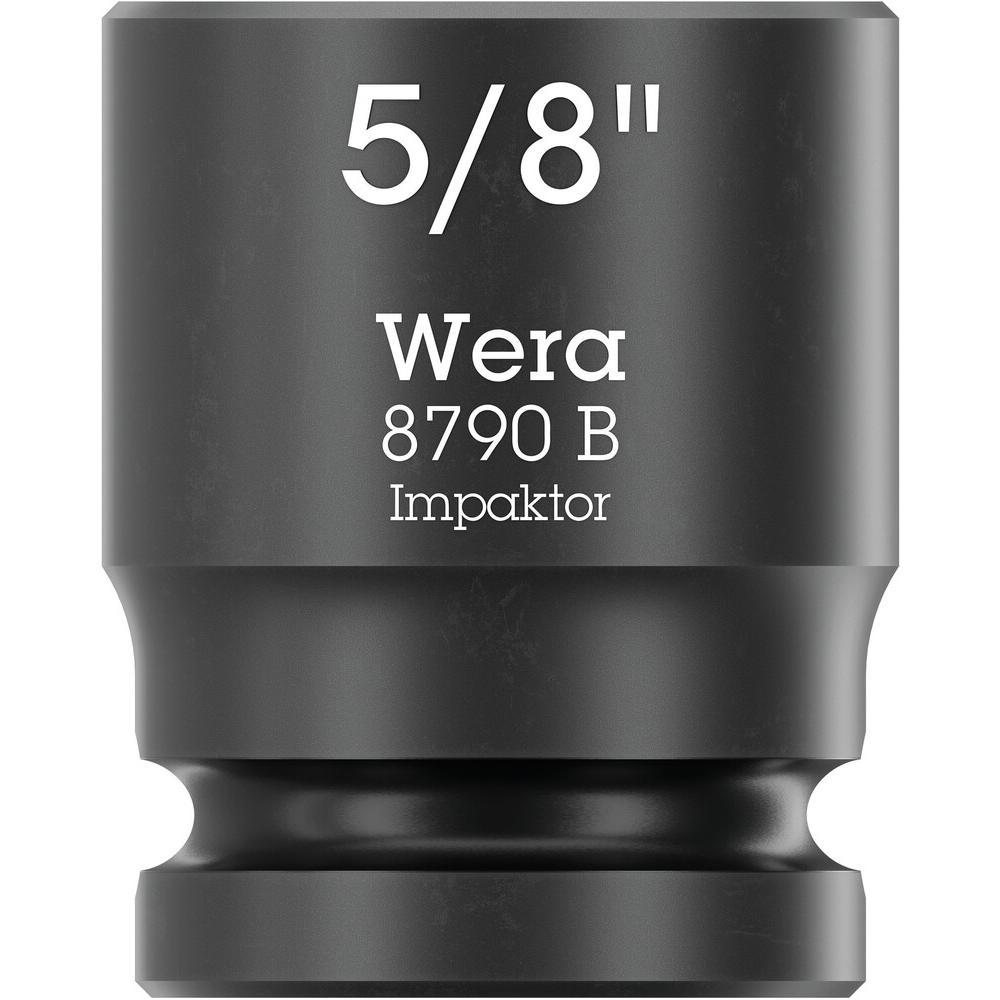 Wera 8790 B Zyklop 3/8" Drive Hexagon Impaktor Socket Imperial 3/8" 5/8"