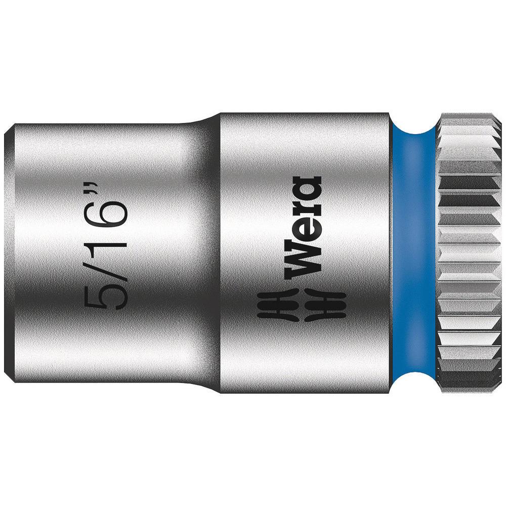 Wera 8790 HMA Zyklop 1/4" Drive Hexagon Socket Imperial 1/4" 5/16"