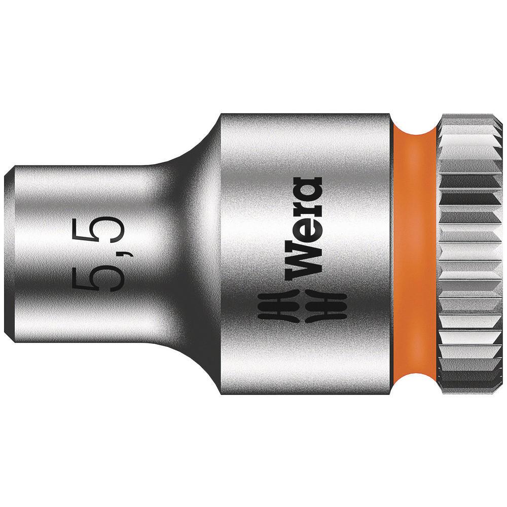 Wera 8790 HMA Zyklop 1/4" Drive Hexagon Socket Metric 1/4" 5.5mm
