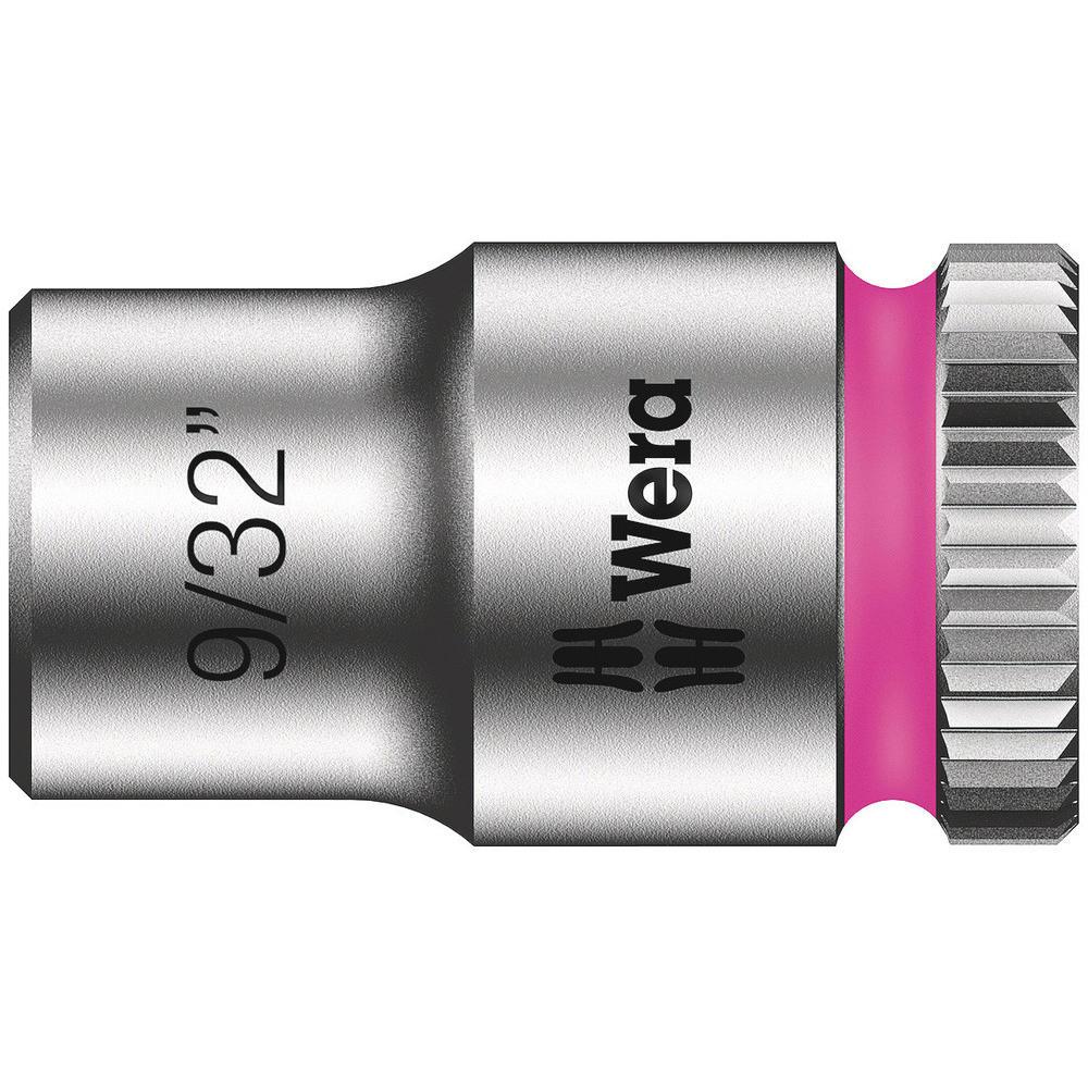 Wera 8790 HMA Zyklop 1/4" Drive Hexagon Socket Imperial 1/4" 9/32"