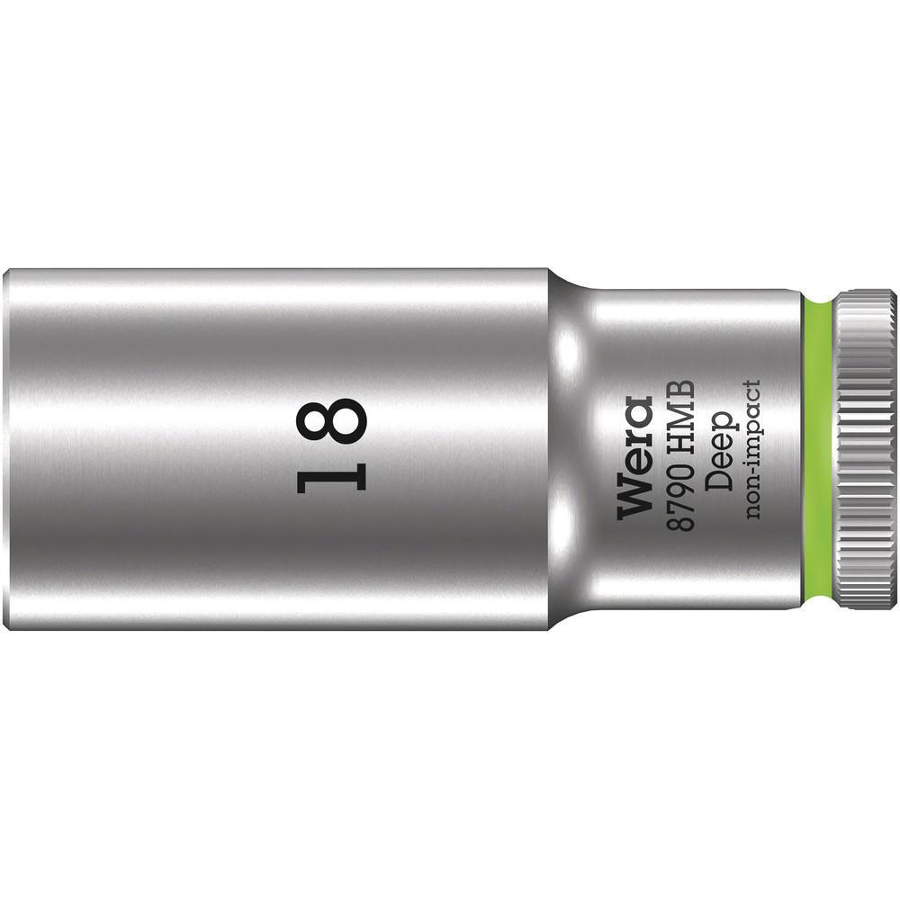 Wera 8790 HMB Deep 3/8" Drive Hexagon Socket Metric 3/8" 18mm