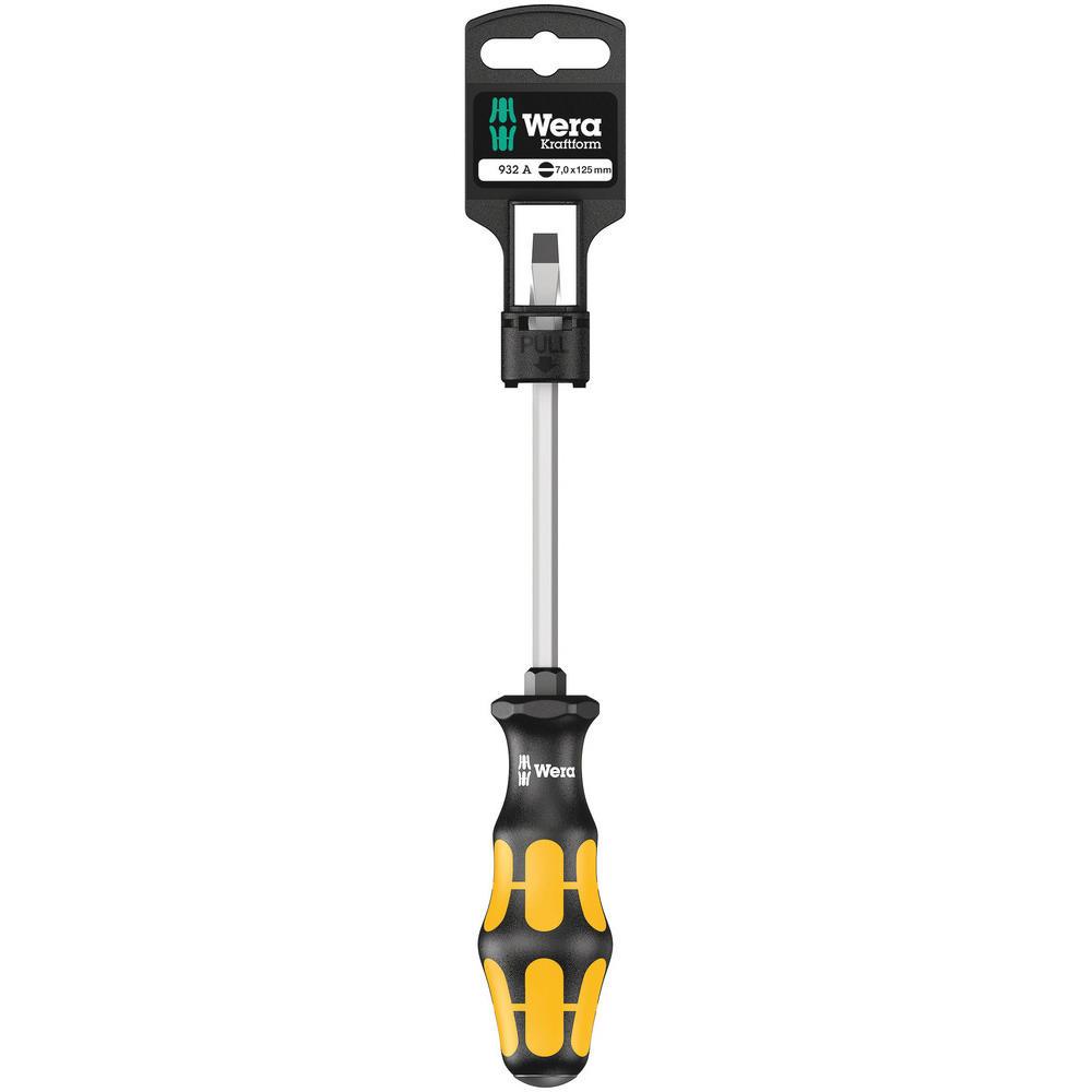 Wera 932A SB Kraftform Plus Chiseldriver Screwdriver 7mm 125mm