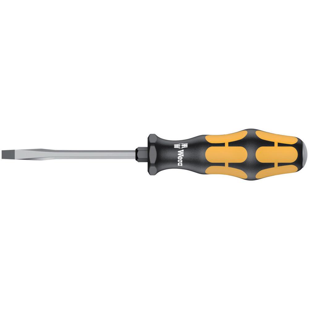 Wera Kraftform Plus Chiseldriver Flared Slotted Screwdriver 4.5mm 90mm