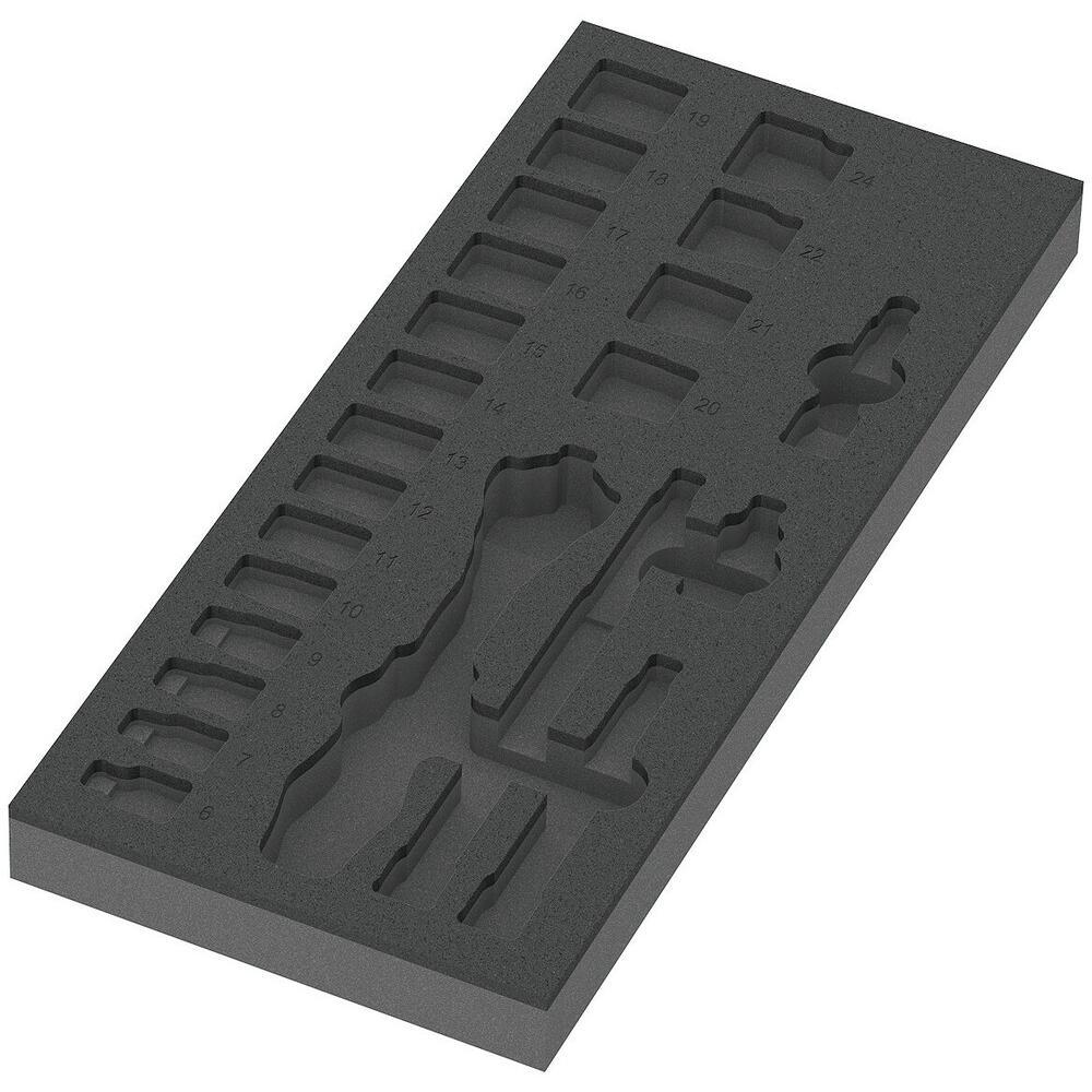 Wera Empty Foam Insert Tray for 9721 3/8" Drive Socket Set