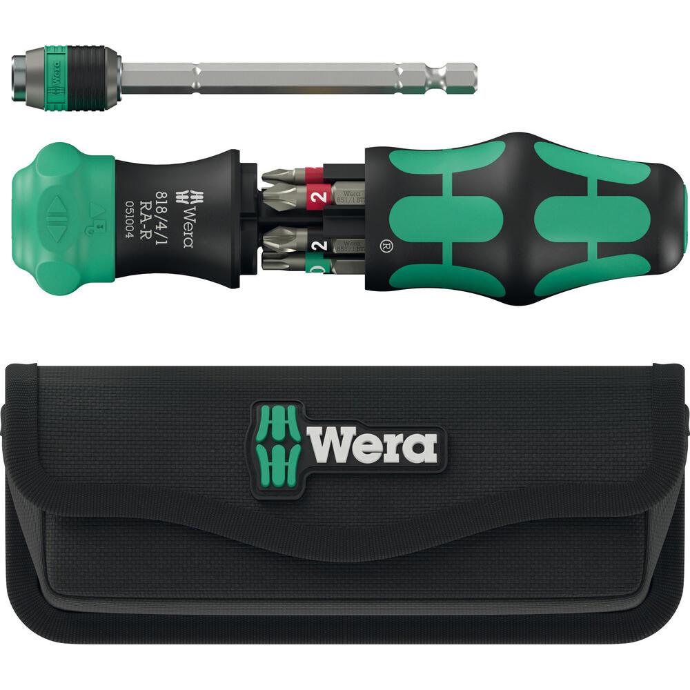 Wera Kraftform Kompakt 6 Piece 20 RA-R Ratchet Screwdriver Set and Pouch