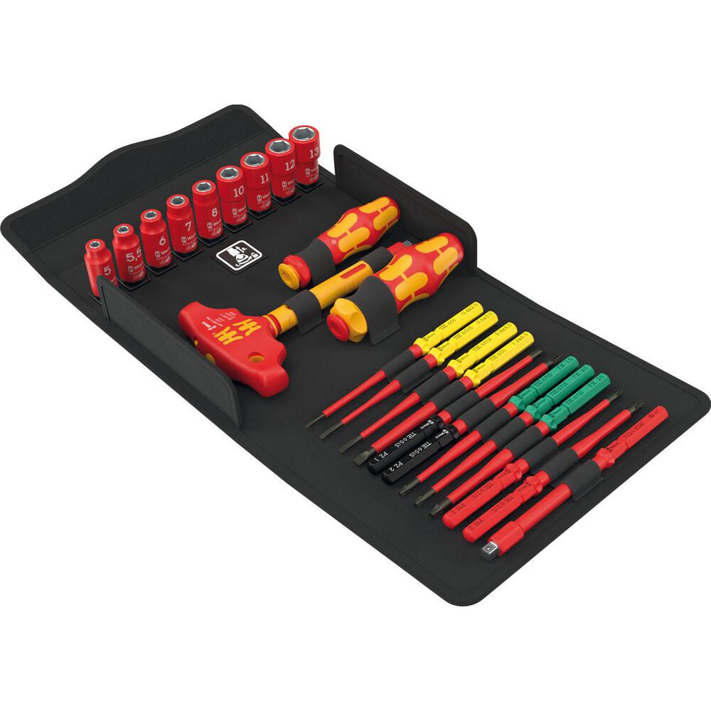 Wera Kraftform Kompakt 24 Piece VDE Insulated Allrounder Screwdriver Set