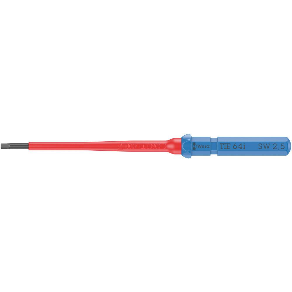 Wera Kraftform Kompakt 64 I VDE Insulated Hex Plus Screwdriver Blade