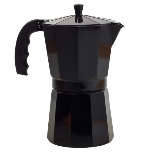 12-Cup Aluminium Stovetop Moka Pot Espresso Coffee Maker – 600 ml