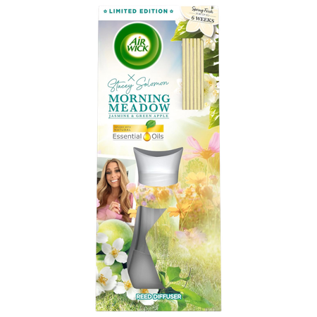 Air Wick Morning Meadow Jasmine & Green Apple Reed Diffuser - 42 ml