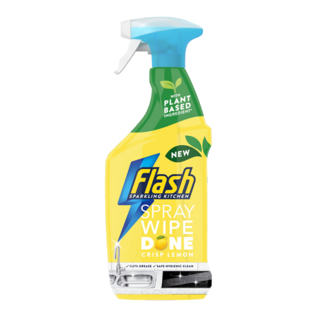 Flash Spray Wipe Done Crisp Lemon Kitchen Spray - 800ml