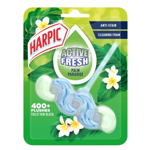 Harpic Active Fresh Palm Paradise Toilet Rim Block - 35 g