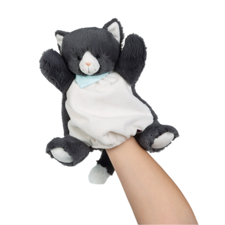 Kaloo Les Amis Doudou Puppet Chamallow Cat Teddy Bear - 24 cm