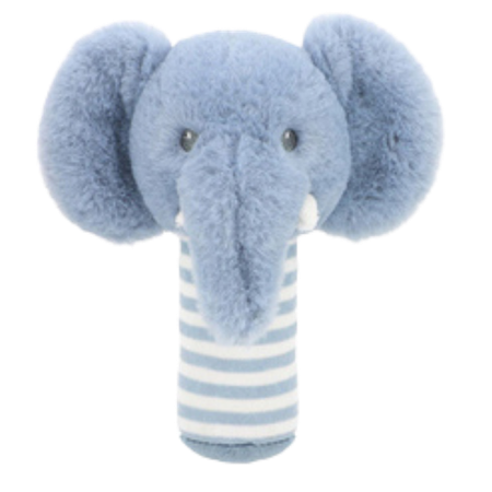 Keel Toys Keeleco Elephant Stick Rattle Soft Toy – 14 cm