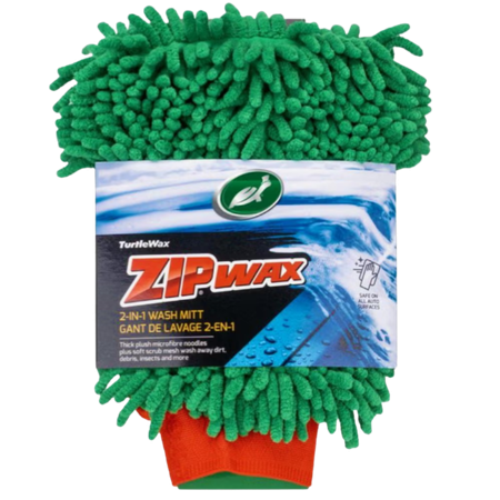 Turtle Wax Zip Wax 2-in-1 Microfibre Wash Mitt – 1 Pc