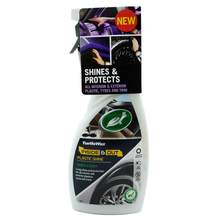 Turtle Wax Inside & Out Plastic Shine Cleaning Spray – 500 ml