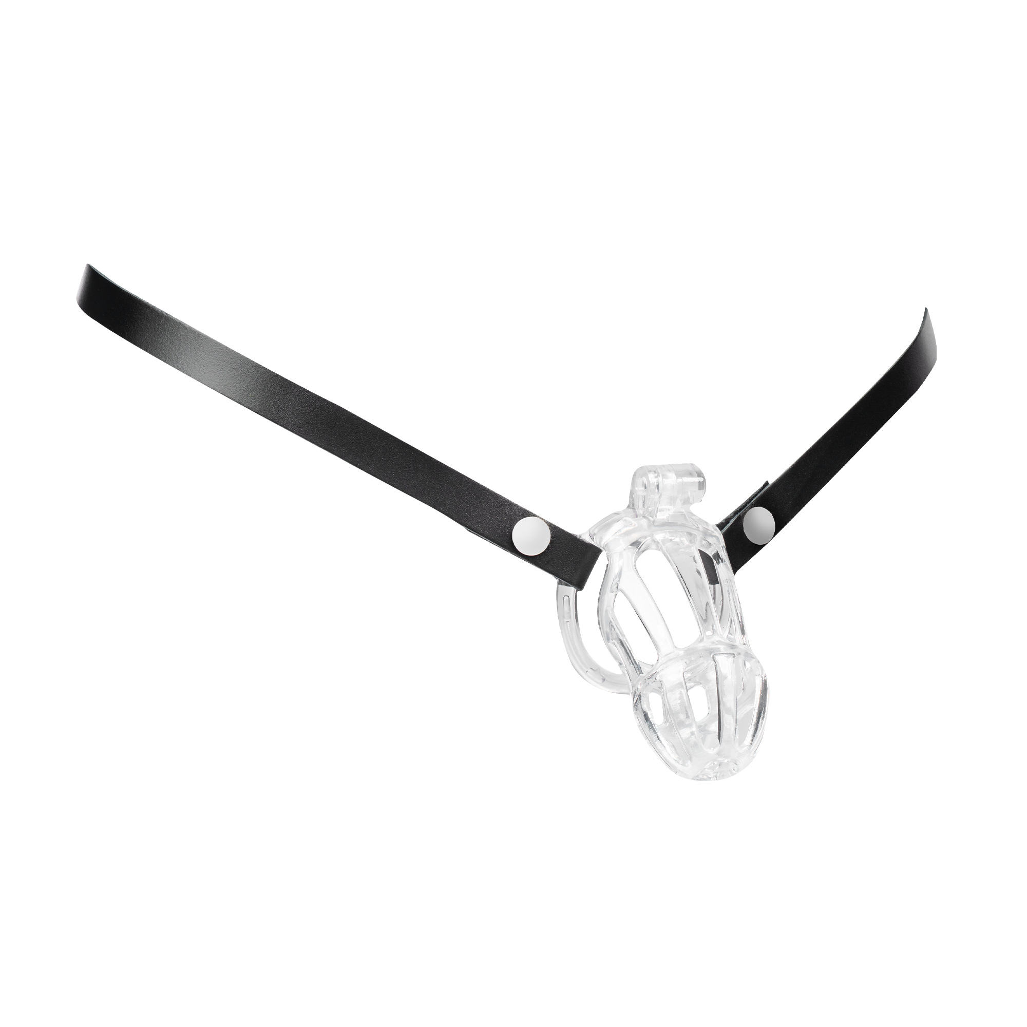 Men's Leather Waist Strap for Chastity Cage