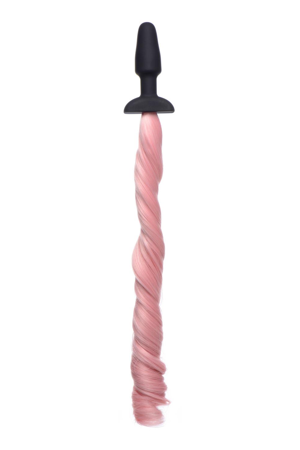 Pink Pony Tail Anal Plug