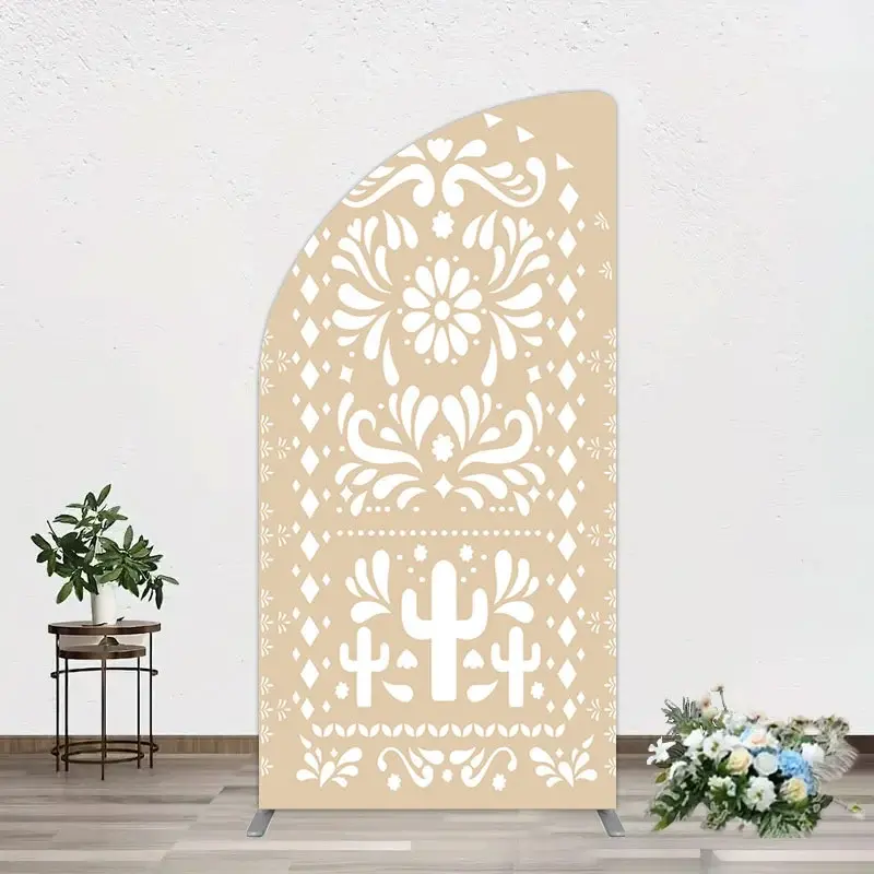 Aperturee Boho Hanukkah Holiday Festival Sweet Half Moon Arch Backdrop, 1.6 x 4 ft (0.5 x 1.2 m), 98.18 USD, arch backdrop kit, CJGD8N92YL-AJ