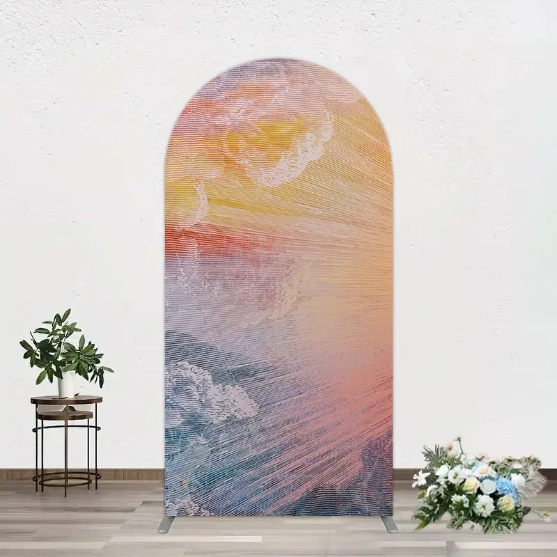 Aperturee Heavenly Sunrise Holy Halo Birthday Arch Backdrop, 1.6 x 4 ft (0.5 x 1.2 m), 98.18 USD, arch backdrop kit, JWGD5Q50-AJ