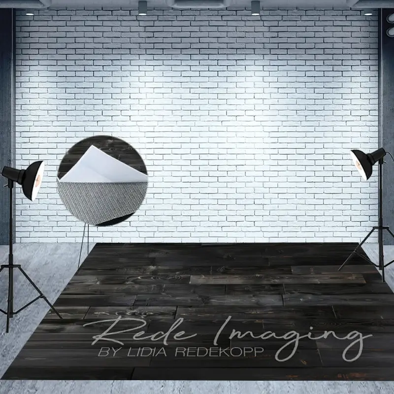 Aperturee Vintage Black Wooden Photo Fabric Floor Backdrop, 5X3FT(1.5X1M), 41.2 USD, fabric floor backdrops, MATLRHD5K15-E