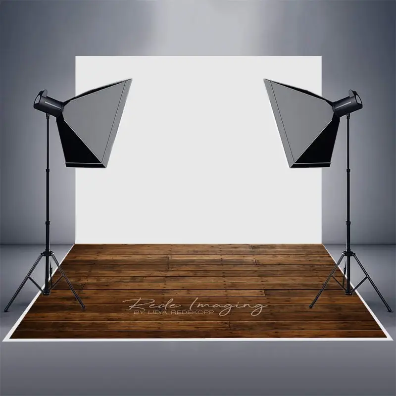 Aperturee Old Style Brown Wooden Rubber Floor Mat For Photo, 5X4FT(1.5X1.2M), 129 USD, rubber floor mat, RUBLRHD6K94-G