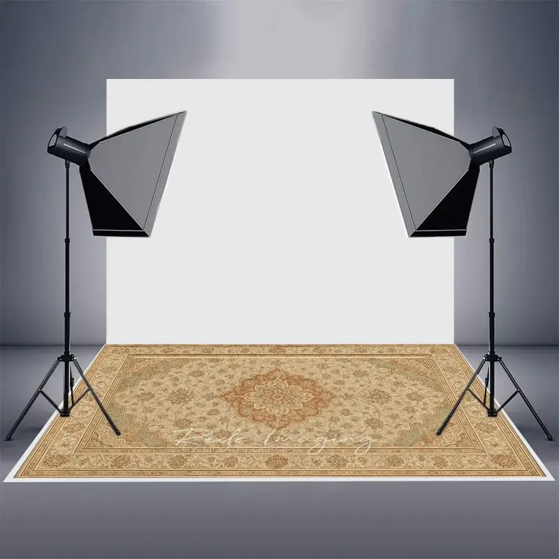 Aperturee Persia Floral Carpets Rubber Floor Mat For Photo, 5X4FT(1.5X1.2M), 129 USD, rubber floor mat, RUBLRHD8K03-G