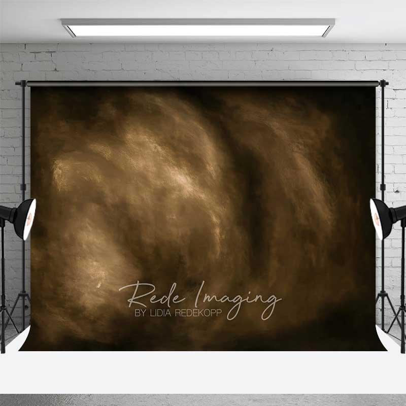 Aperturee Vintage Brown Abstract Smoky Texture Backdrop, Warm Grunge Photography Background, Classic Portrait Shoot