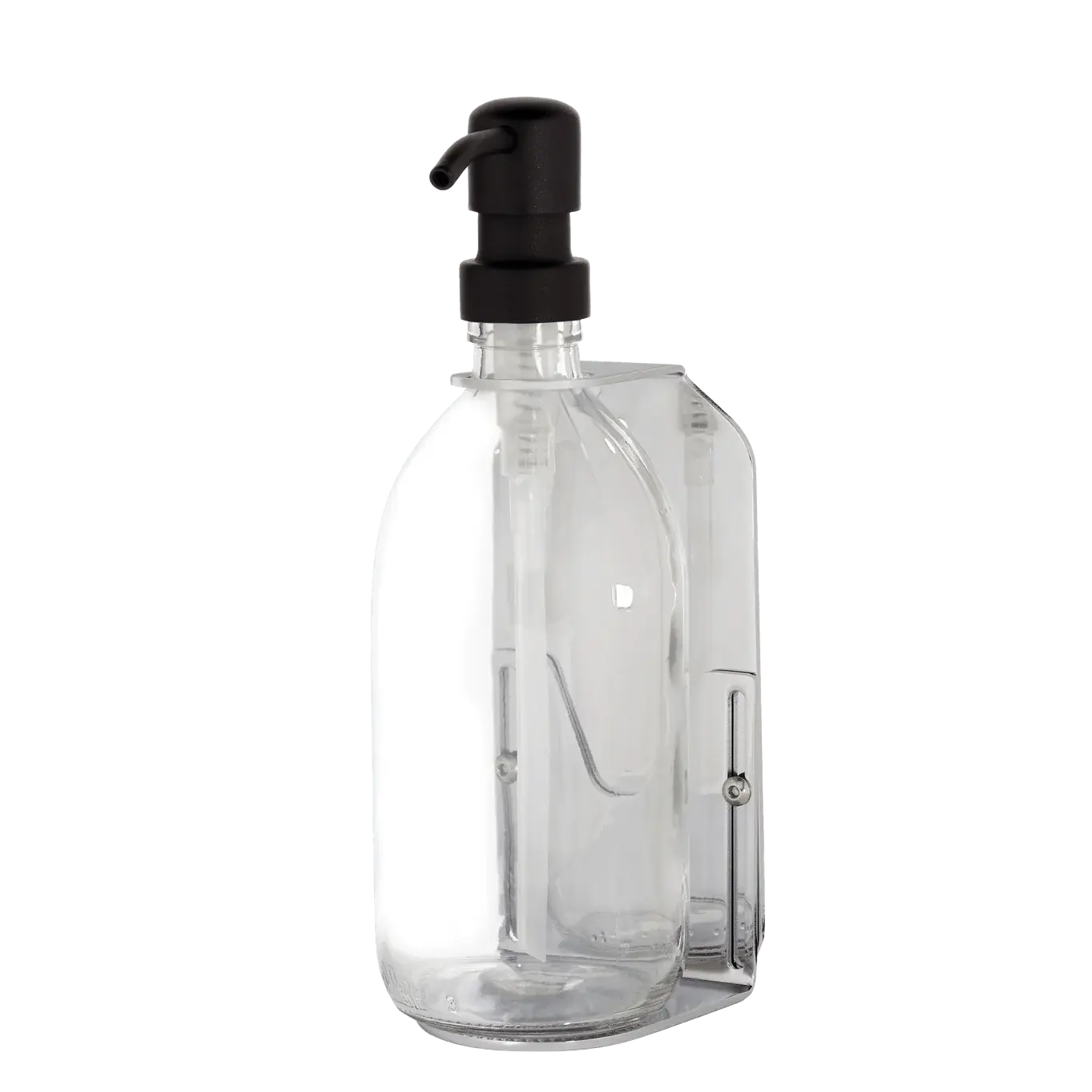Chrome Single Wall Mounted Soap Dispenser