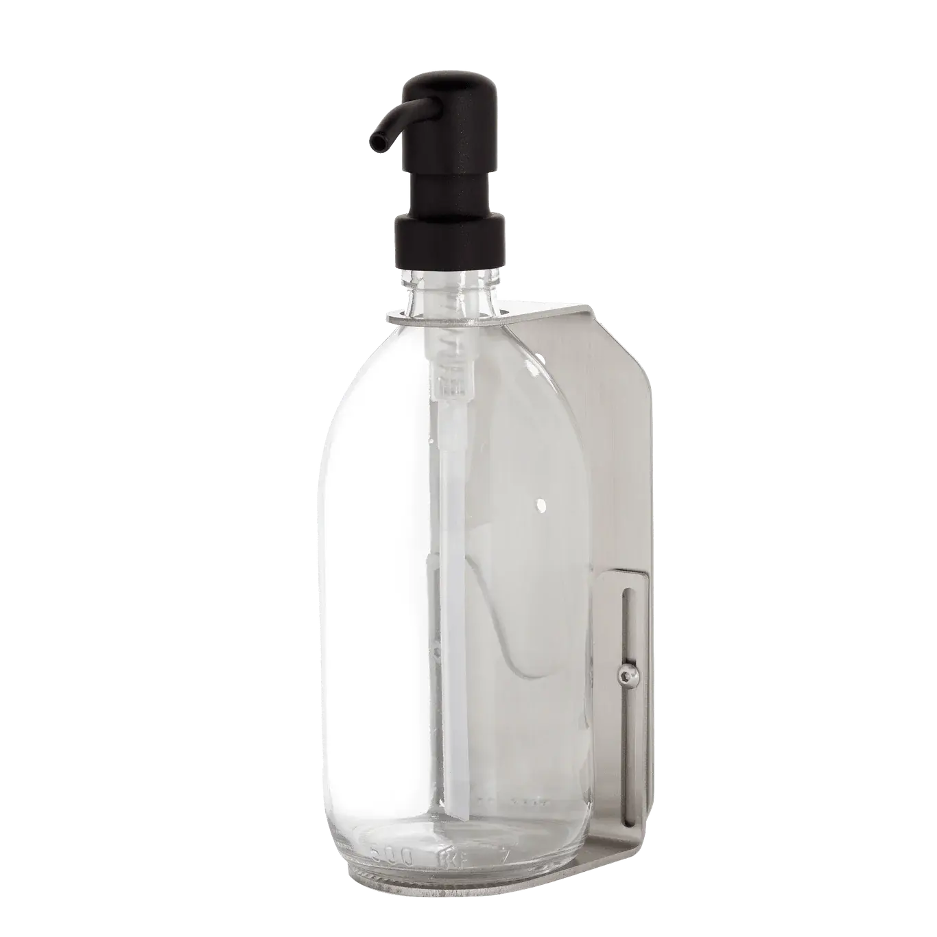 Nickel Single Wall Mounted Soap Dispenser