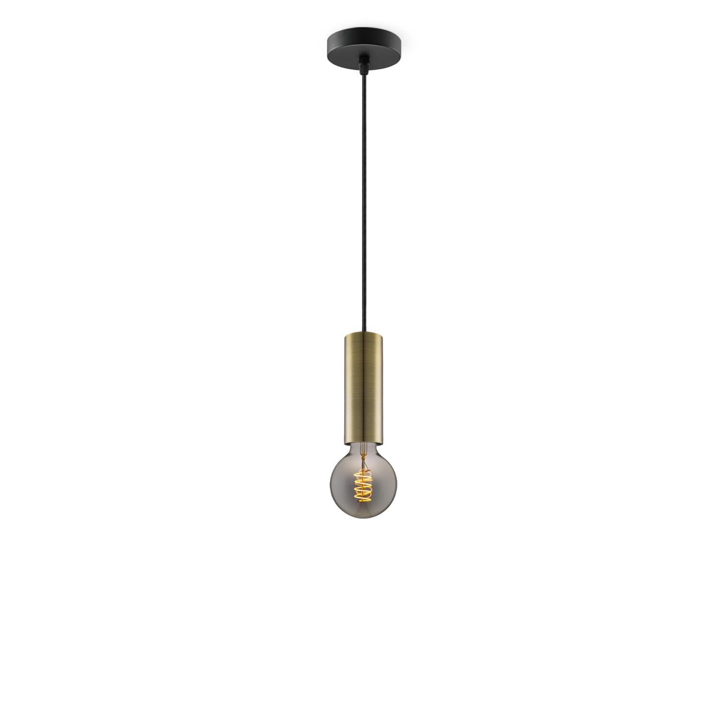 Home sweet home hanglamp Saga brons Spiral g95 - smoke