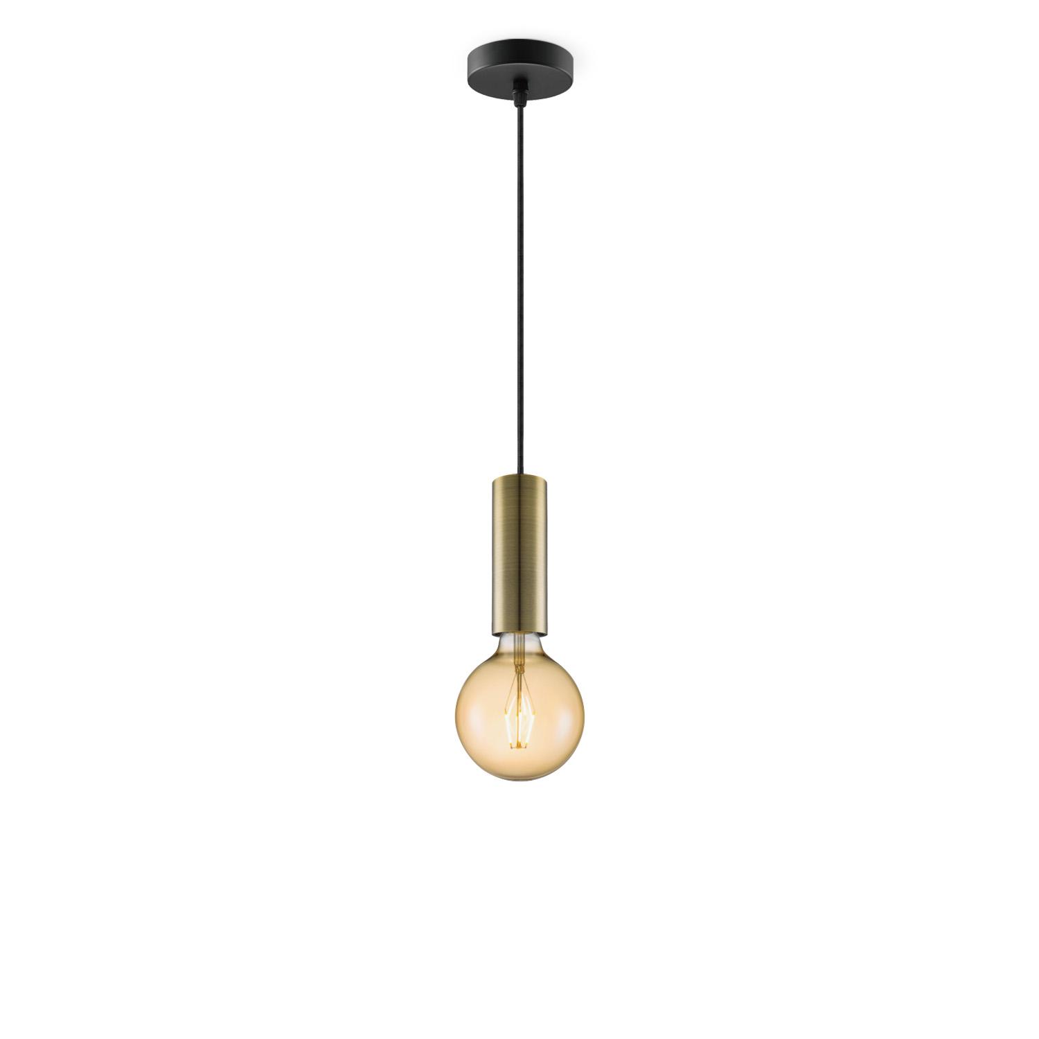 Home sweet home hanglamp Saga brons Globe g125 - amber