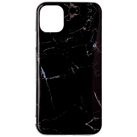 BasicPlus iPhone 13 Pro Cover - Black Marble