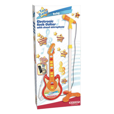 Bontempi Baby Rock Guitar with Stand Microphone