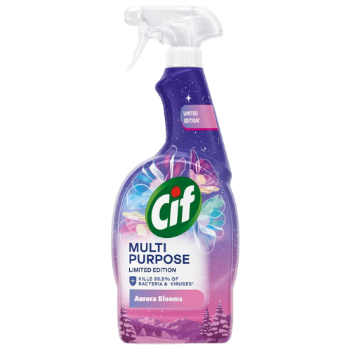 Cif Aurora Blooms Antibacterial Multi-Purpose Cleaner Spray - 750 ml