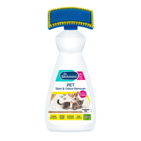 Dr Beckmann Pet Stain & Odour Remover With Brush – 650ml
