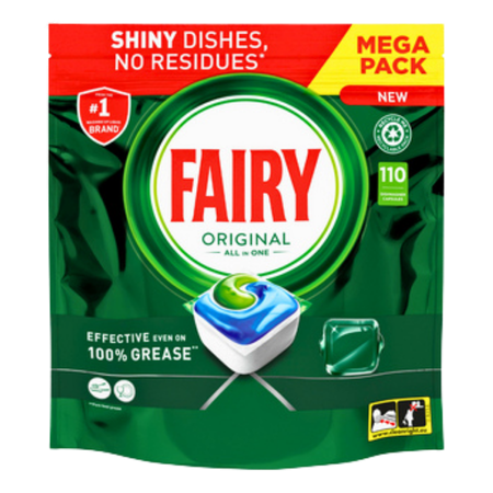 Fairy Original All-in-One Dishwasher Tablets – 110 Pcs
