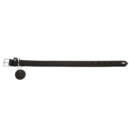 Hunter Larvik Black Dog Collar - 60