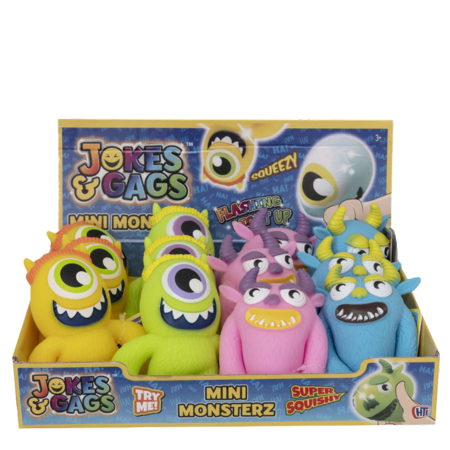 Jokes & Gags Squishy Mini Monsterz Light-Up Super Squeezy Toy - Assorted