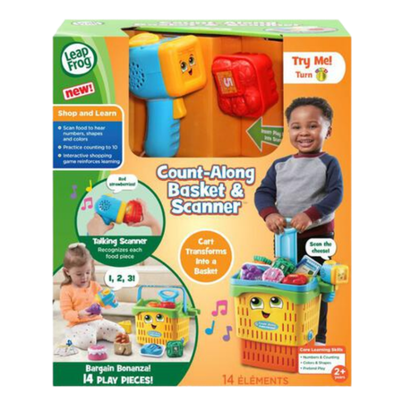 LeapFrog Count-Along Basket & Scanner Learning Toy