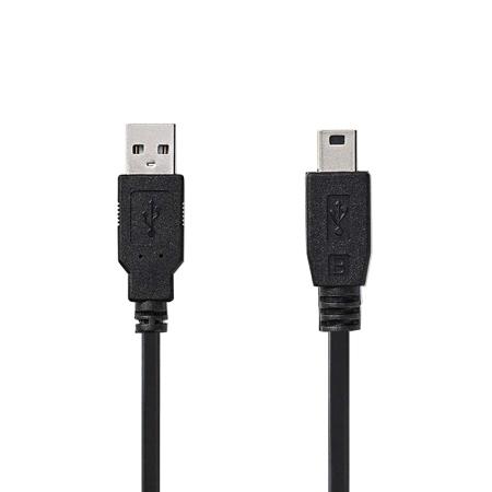 Nedis USB 2.0 Cable Mini male connector with 5 pins - 3 metres
