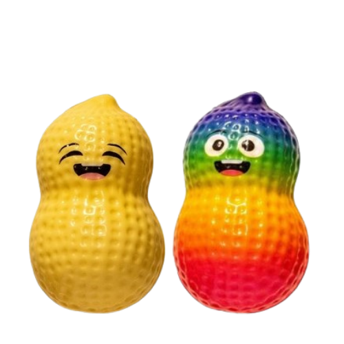 Squeeze Slow Rise XL Peanut Squishy Toy Assorted – 10 × 5.5 cm – 1 Pc