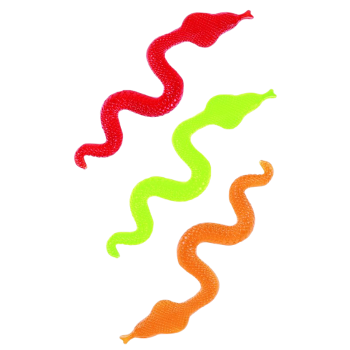 Toi-Toys Sticky Neon Cobra Snake Super Stretchy Toy